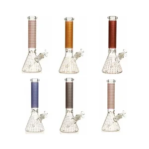 14" Luxury Dot Pattern Beaker Bong