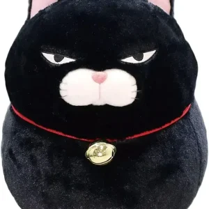 Amuse Beard Manju Black Beans Plush Toy - Soft Stuffed Figure