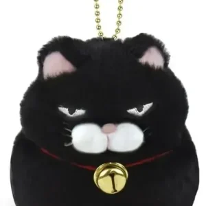 Amuse Beard Manju NLMC Black Beans Plush Mascot Bag Charm