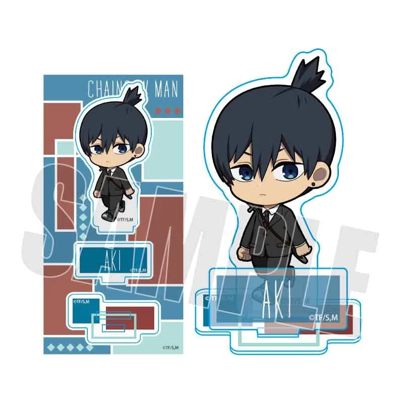 Bell House Chainsaw Man Acrylic Figure Aki Hayakawa 60x120mm Display