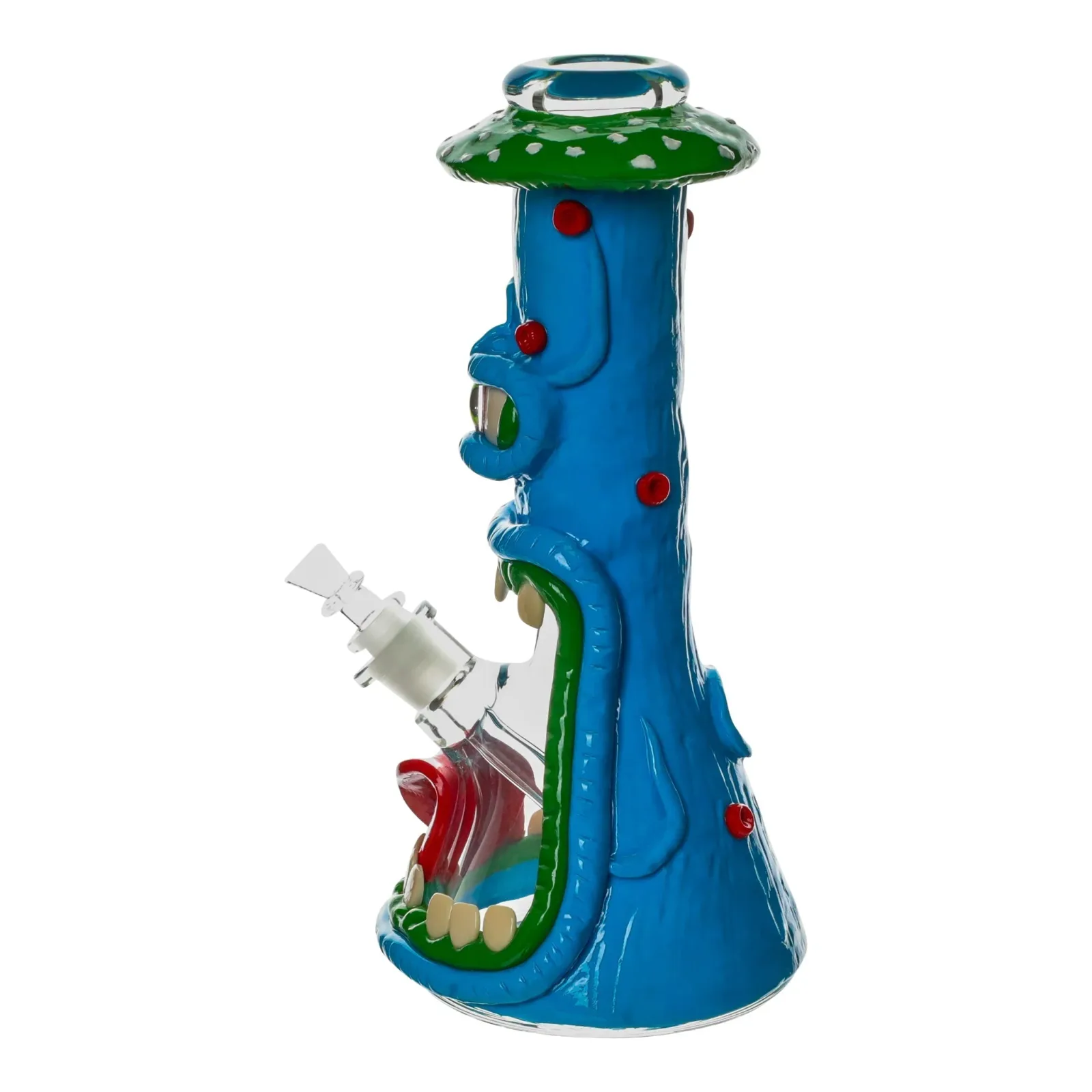 Blue Eyed Toadstool Monster Bong - 13in - Image 2