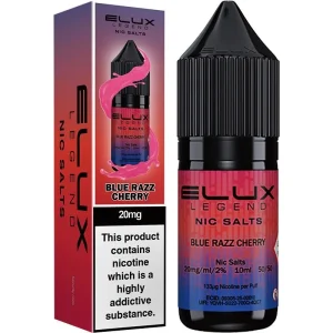 Blue razz cherry ELUX Legend nic salts e-liquid 10ml