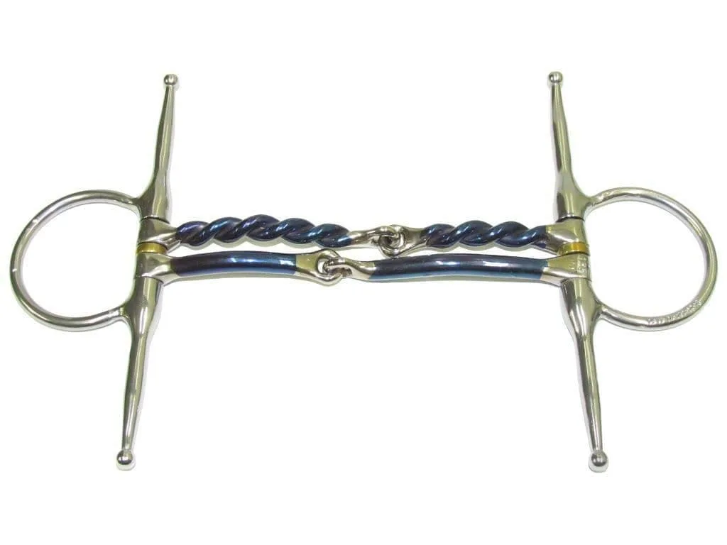 Bombers Bits Half Twisted Wire Barrie Full Cheek Bit - Image 2