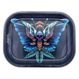 Butterfly Metal Rolling Tray