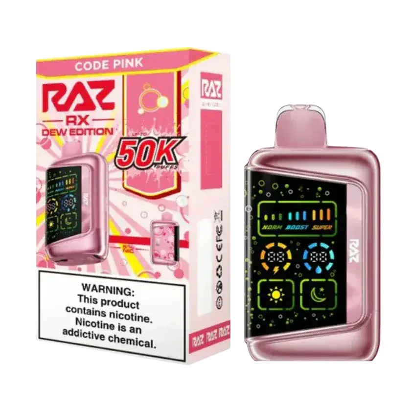 Code Pink - RAZ RX 50K Dew Edition Disposable Vape