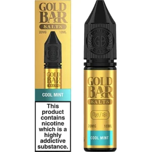 Cool mint Gold Bar Salts e-liquid 10ml