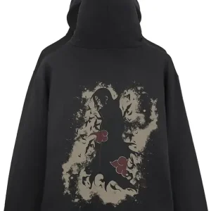 Cospa Naruto Shippuden Itachi Black Zip Hoodie XXL Quality