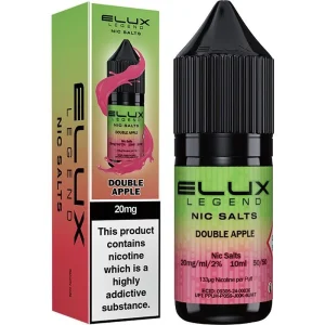 Double apple ELUX Legend nic salts e-liquid 10ml