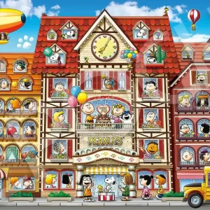 Epoch Peanuts Snoopy Window Collection 1000 Piece Jigsaw Puzzle Japan Official