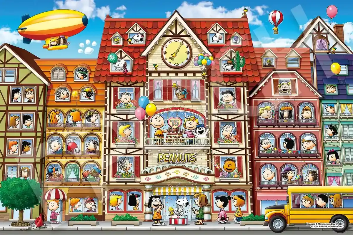 Epoch Peanuts Snoopy Window Collection 1000 Piece Jigsaw Puzzle Japan Official