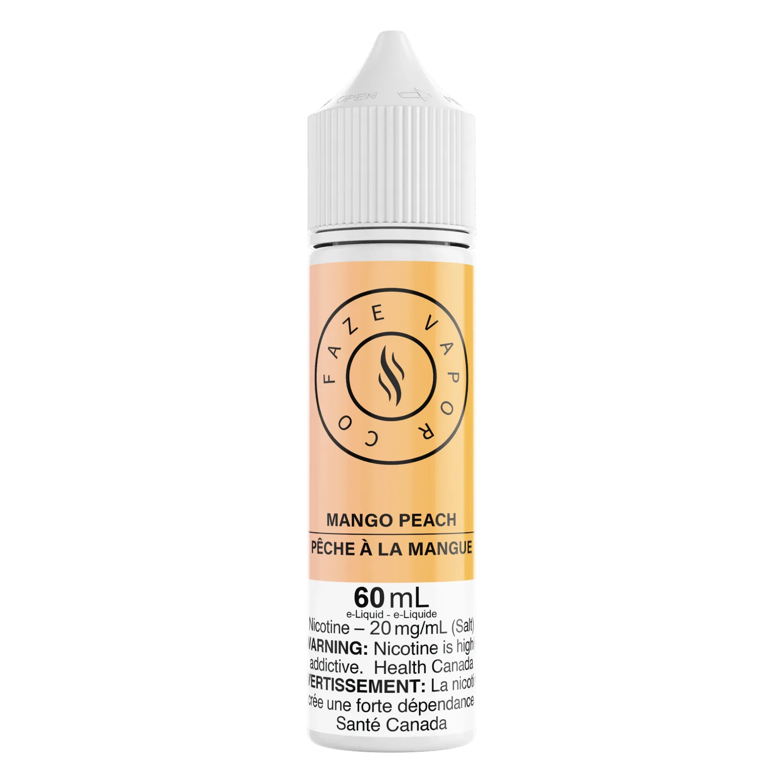 Faze Vapor Co 60mL Salts - Mango Peach