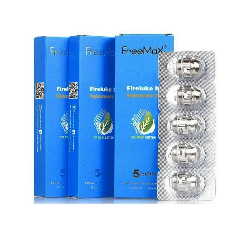 FreeMax Twister Vape Kit Coils – FIRELUKE 2 & M Tanks | Pack of 5 X1, X2 & X3 Coils