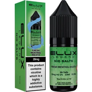 Fresh menthol mojito ELUX Legend nic salts e-liquid 10ml