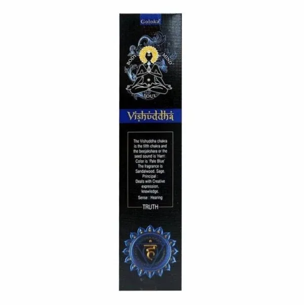Goloka Chakra - Vishuddha (Truth) Incense Sticks 15g