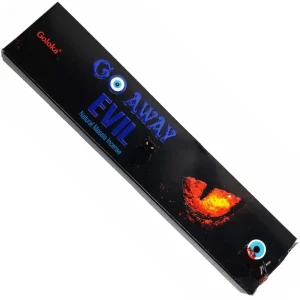 Goloka – Go Away Evil 9″ Incense Sticks (15g)