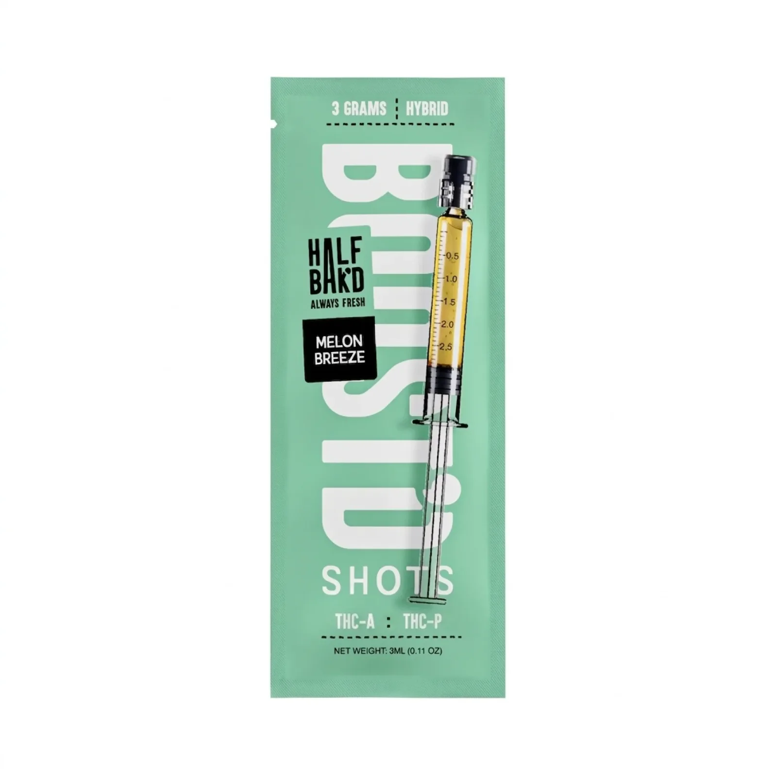 Half Bakd Boostd Hemp Infused Syringes - 3g - Image 2