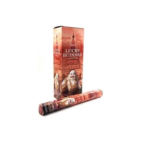 HEM Lucky Buddha 9″ Incense Sticks – Hex Box (20g)