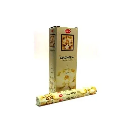 HEM Magnolia 9″ Incense Sticks – Hex Box (20g)