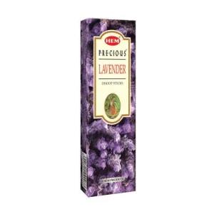 HEM - Precious Lavender Dhoop Sticks – 14 Sticks, 25g, 4"