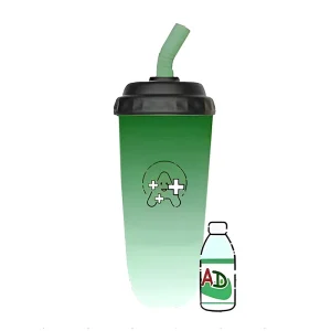 HLDY Mini Cup Disposable Vape 7000 Puffs – AD Calcium Milk