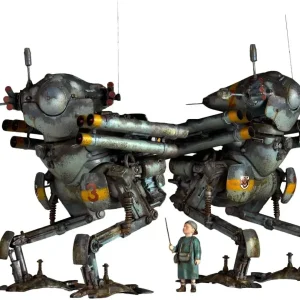 Kaiyodo Machinen Krieger Ground War Guns Model Kit 2-Piece Set