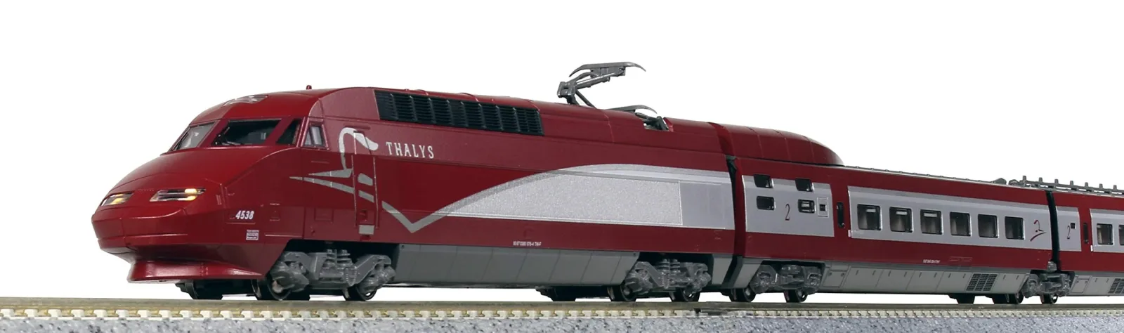 KATO N Gauge 10-Car Set Thalys Pba New Paint 10-1657 Railway Model Train