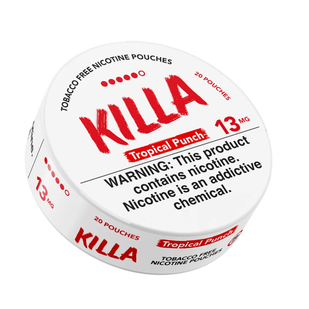 Killa Tropical Punch 13mg Nicotine Pouches (5 Pack)