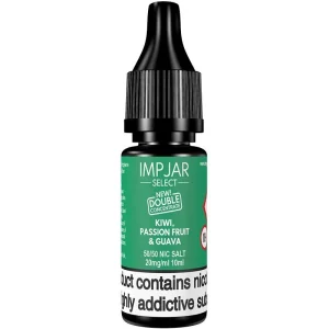 Kiwi passion fruit & guava Imp Jar Select e-liquid 10ml
