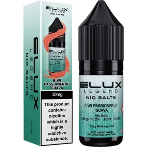 Kiwi passionfruit guava ELUX Legend nic salts e-liquid 10ml