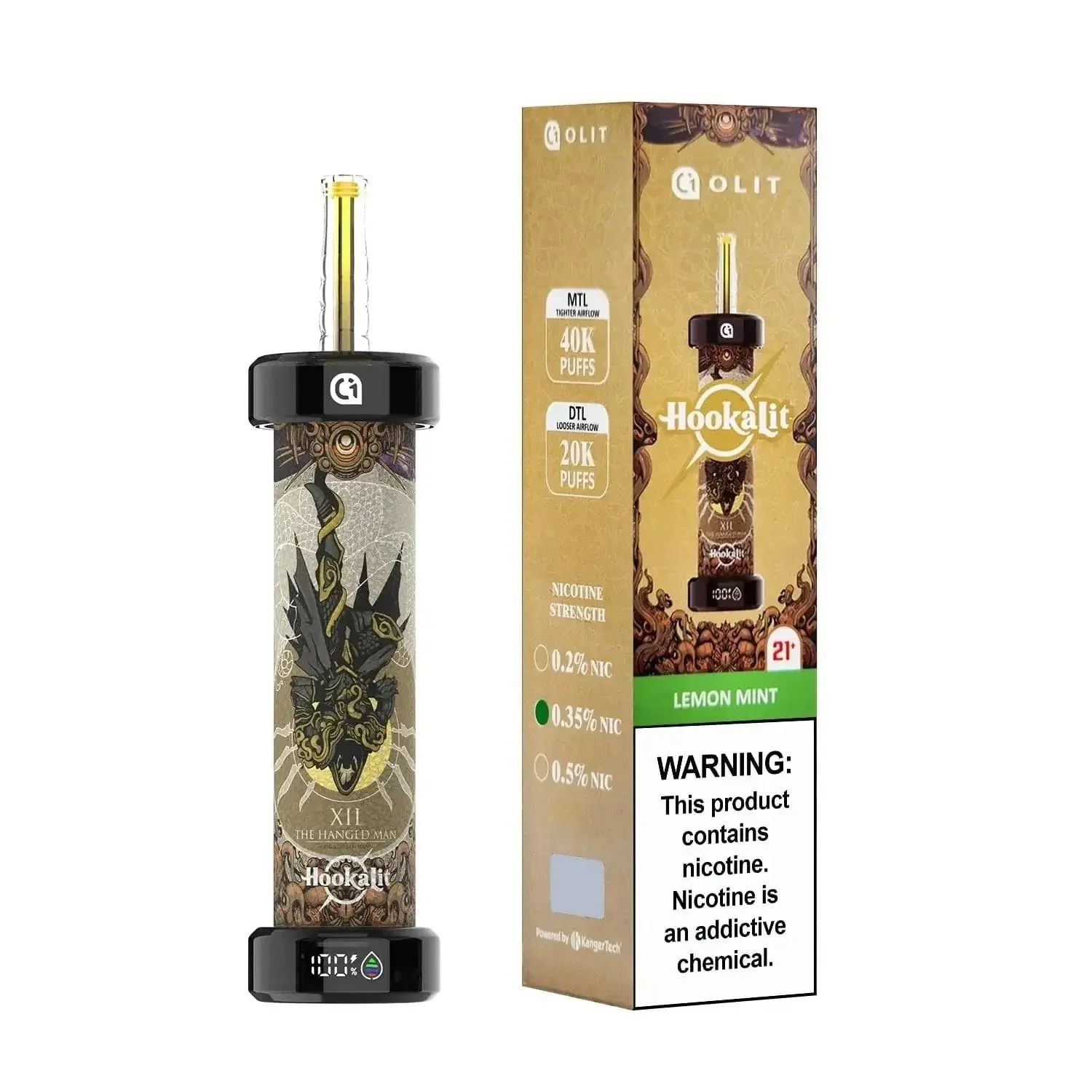 Lemon Mint - Olit Hookalit 40K Disposable E-Hookah