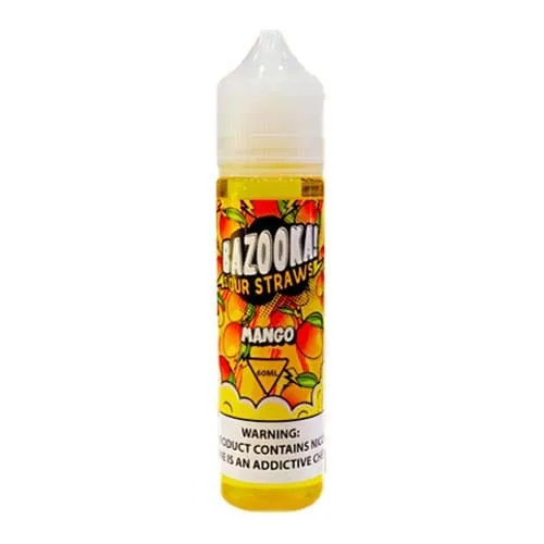 Mango By Bazooka Sour Straws 60ML