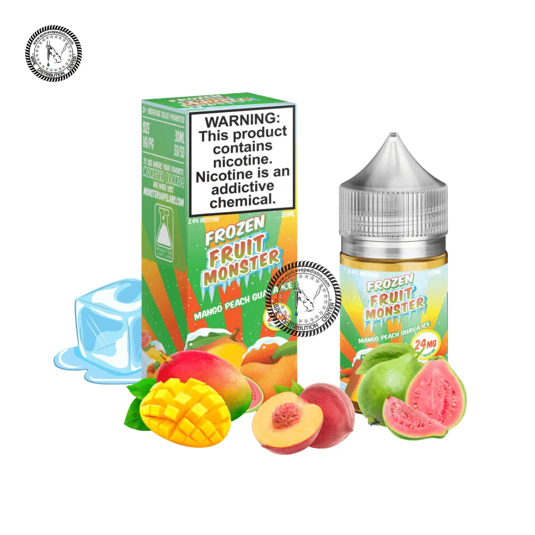Mango Peach Guava Ice Salt by Frozen Fruit Monster Salt 30ML