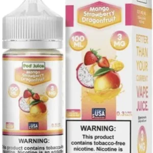 Mango Strawberry Dragonfruit by Pod Juice 100ML