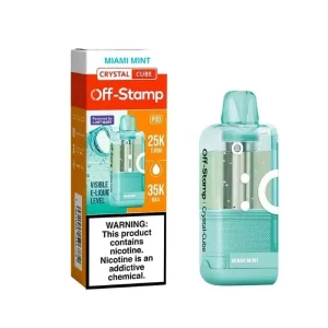 Miami Mint - Off-Stamp Crystal Cube 35K Disposable Pod