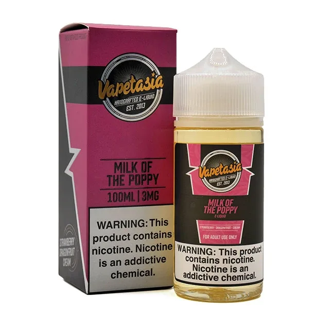 Milk of the Poppy - 3mg - Vapetasia - 100mL