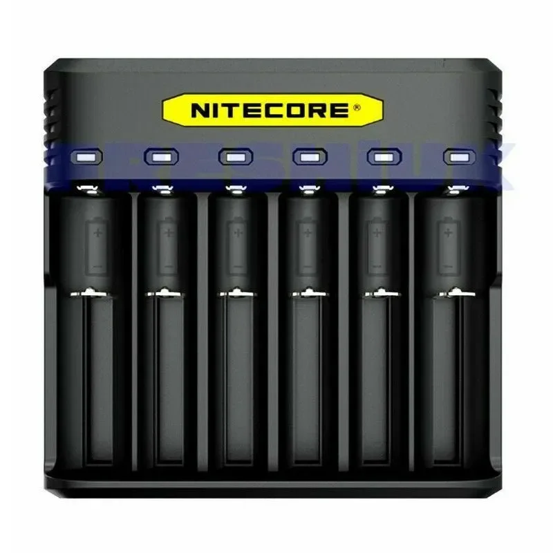 Nitecore Q6 eCig Battery Charger for 18650, 20700, 21700, 26650 & CR123A Batteries