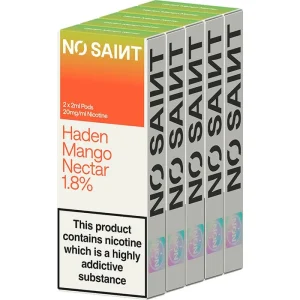NO SAINT pods 5 pack