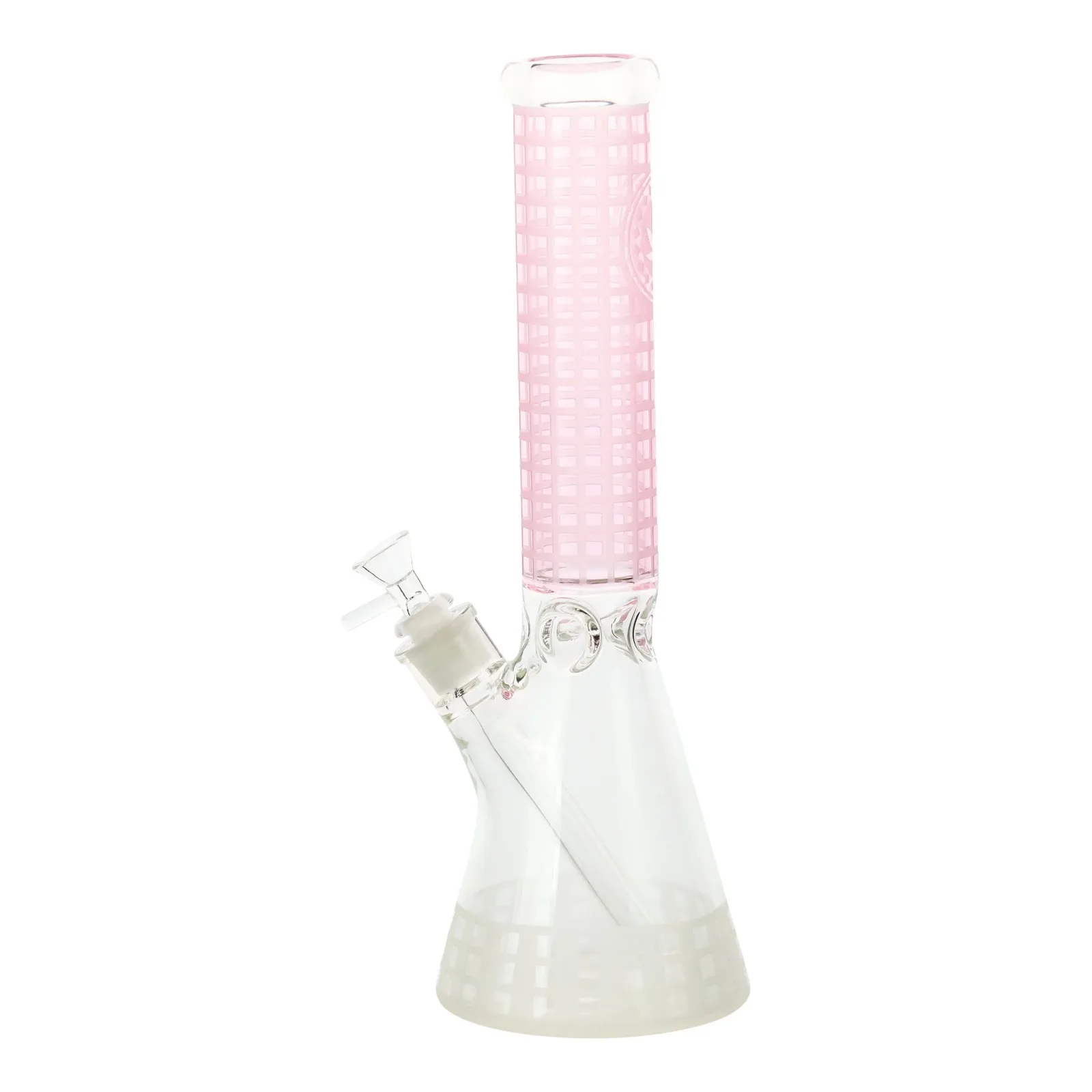 Pink Cosine cluster Bong - 14in - Image 2