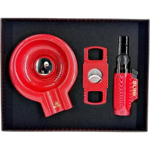 Blink Red Ash Tray Set
