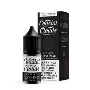 Coastal Clouds Chilled Apple Pear 30ml Nic Salt Vape Juice - 50mg
