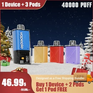 Vapepie FlexSwitch 10000 Puff Pod Bundle – 1 Device + 3 Pods