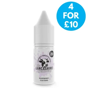 10mg Lancashire Creamery 10ml Nic Salts (50VG/50PG)