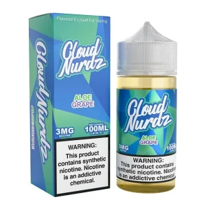 Cloud Nurdz Aloe Grape Synthetic Vape Juice 100ml - 6mg