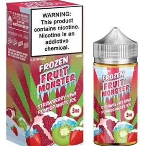 Strawberry Kiwi Pomegranate Ice | Frozen Fruit Monster