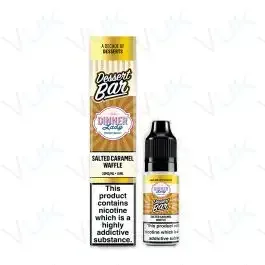 Dinner Lady Dessert Bar Salts Salted Caramel Waffle Nic Salt