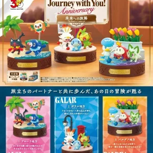 Re-Ment Pokemon Journey with You Alola Galar Paldea PVC Figure Box