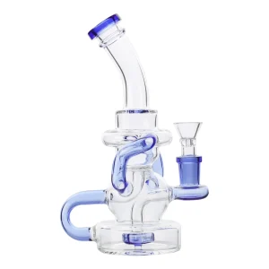 Recycling Saucer Bong - 8in