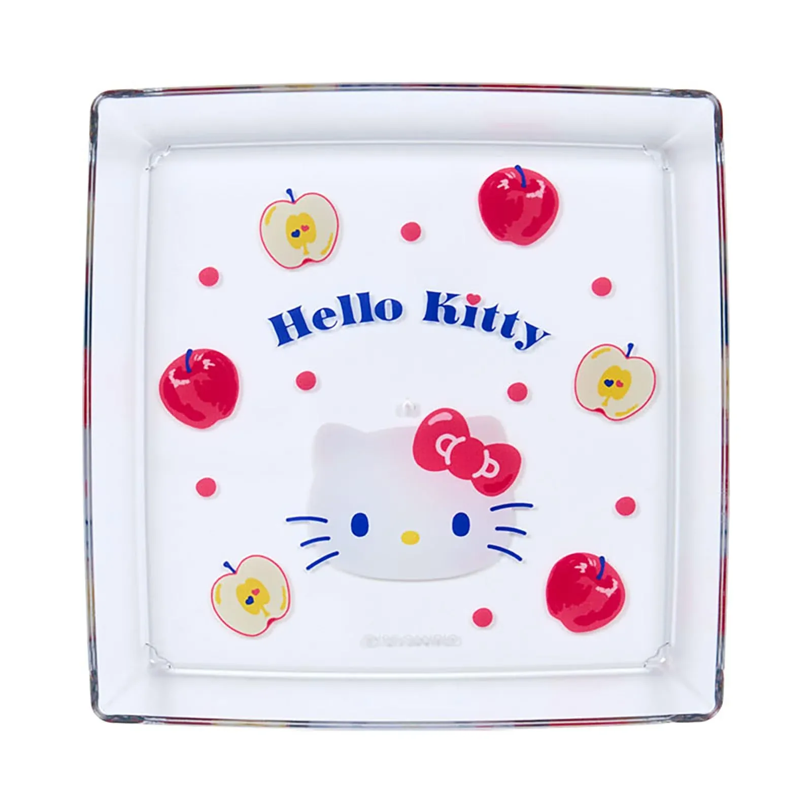 Sanrio Hello Kitty Square Resin Plate Tableware 313572 - Image 2
