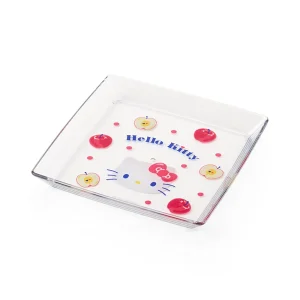Sanrio Hello Kitty Square Resin Plate Tableware 313572
