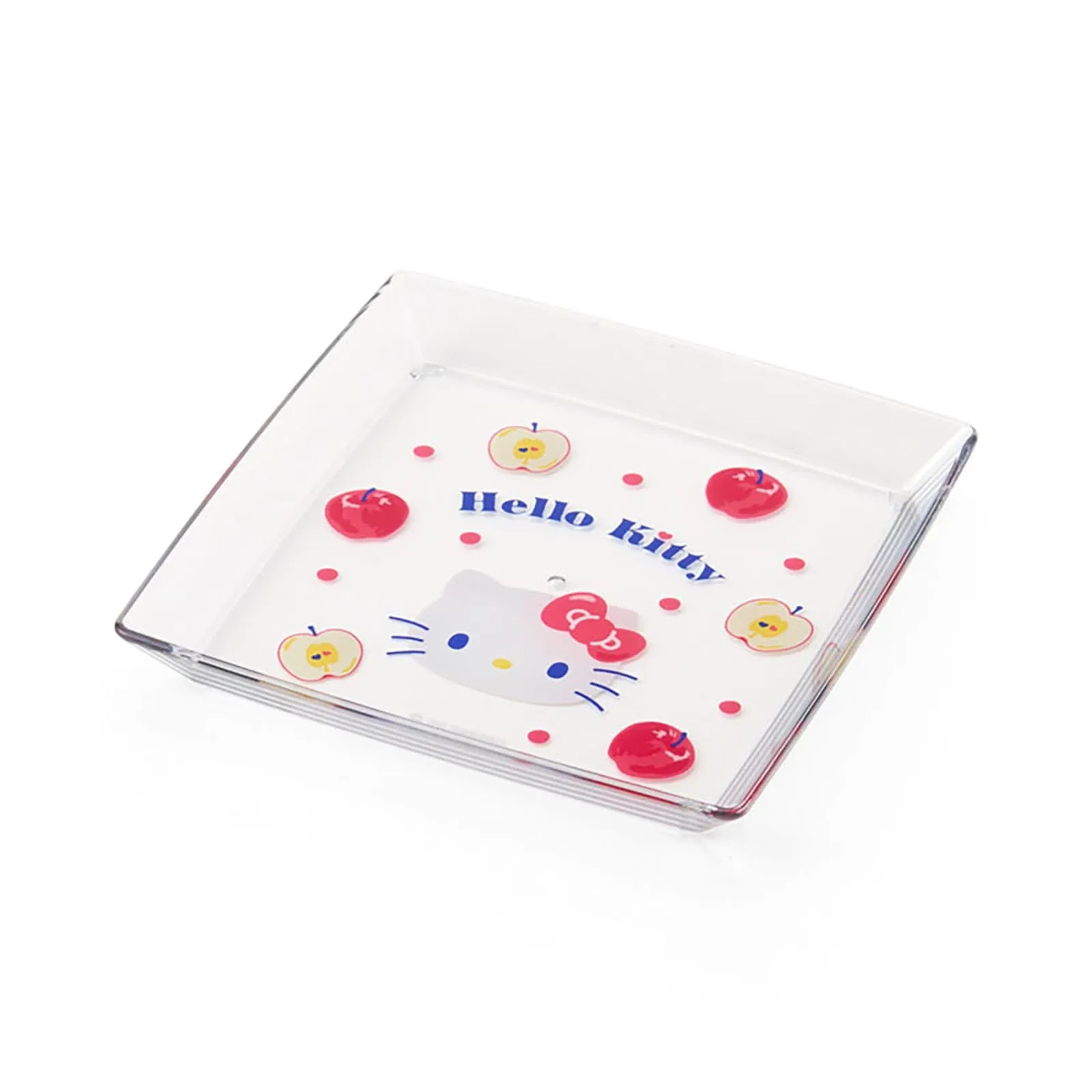 Sanrio Hello Kitty Square Resin Plate Tableware 313572